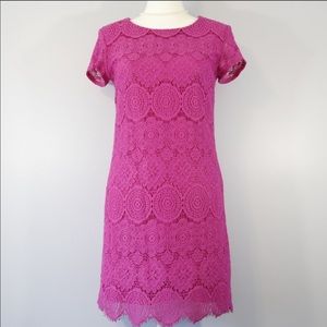 Laundry By Shelli Segal Pink Lace Dress-6